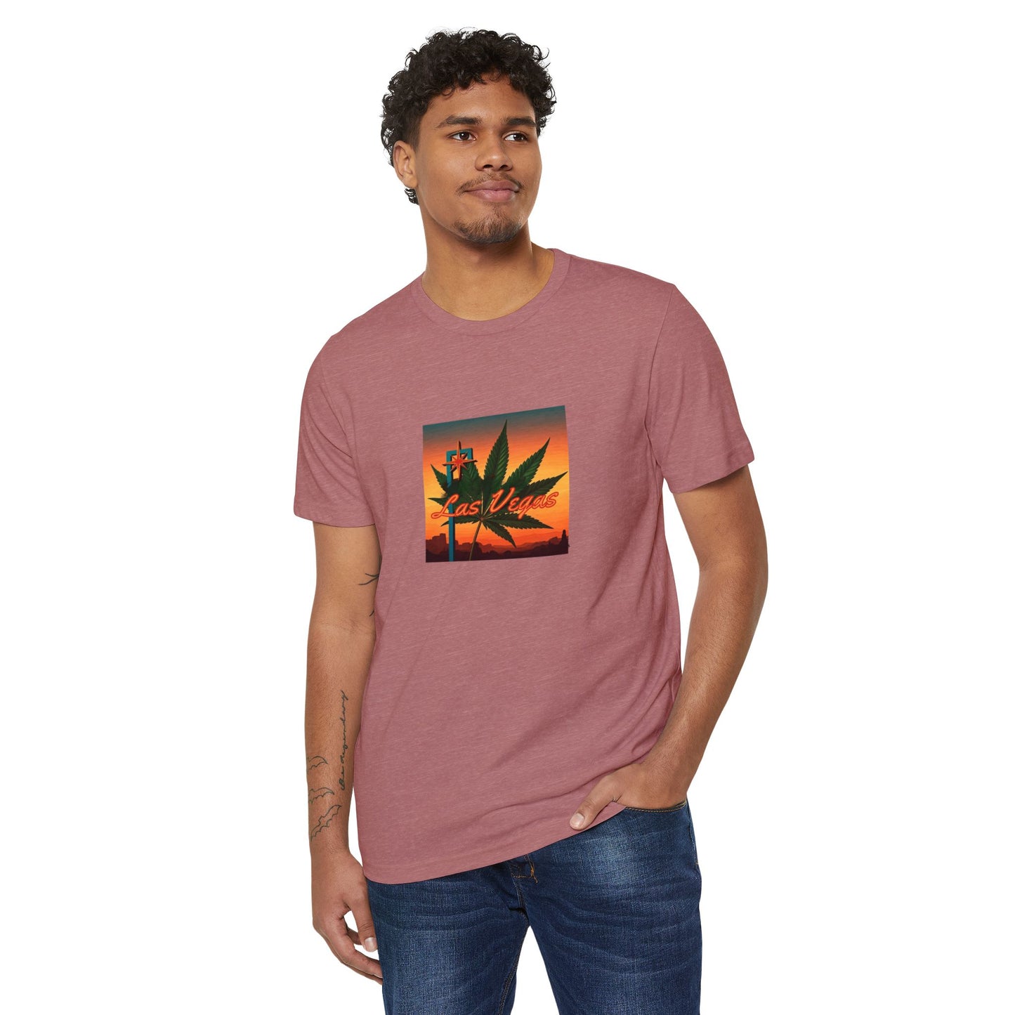 ELLV 420 Sunset Sign ~ Organic Blend Tee Shirt