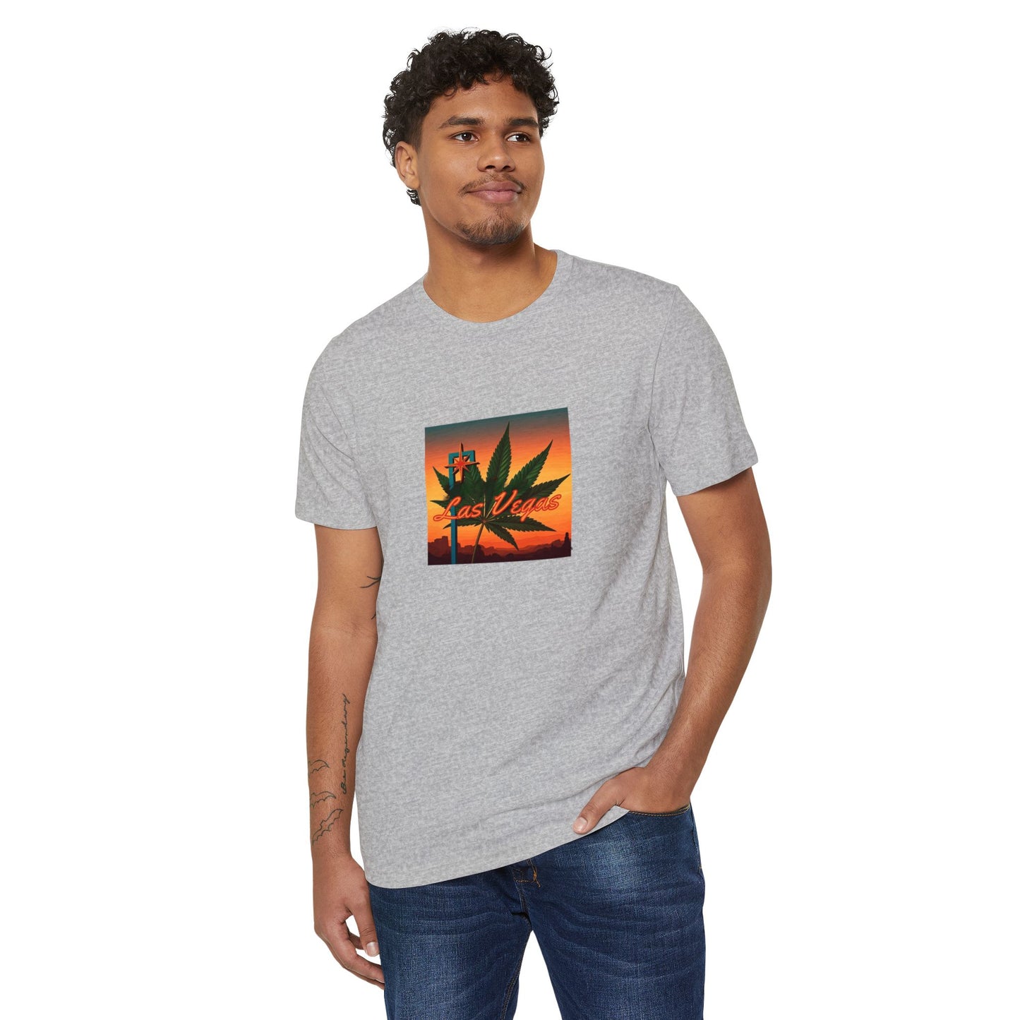 ELLV 420 Sunset Sign ~ Organic Blend Tee Shirt