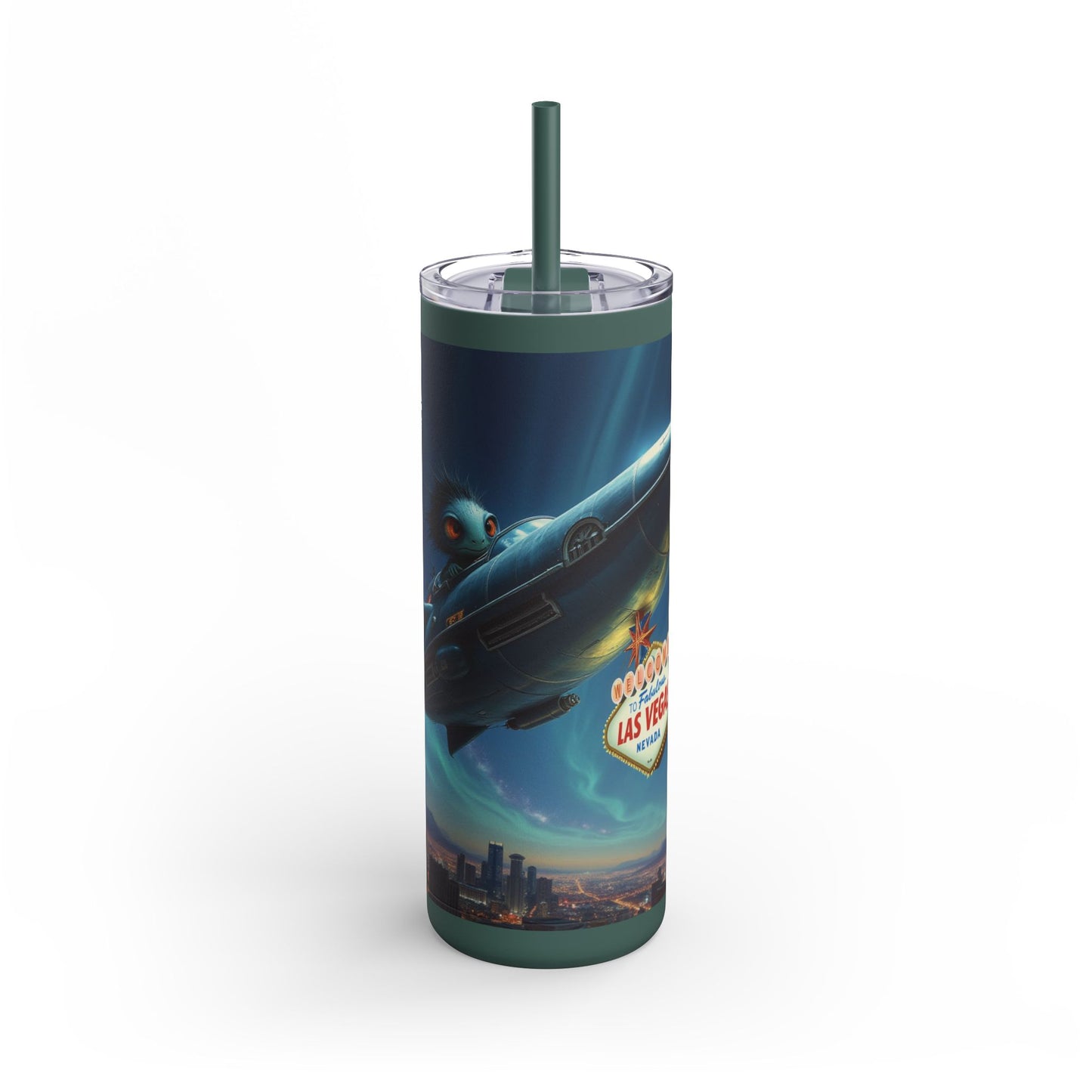 Aliens are Stealing the Las Vegas Sign 20oz Travel Cup a MUST HAVE for your next Trip To Vegas!