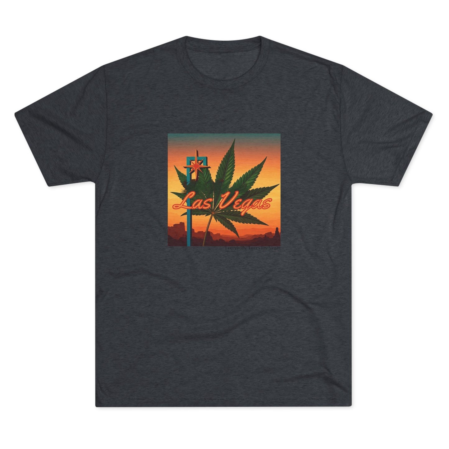 ELLV 420 Sunset Sign ~Uni Sex Tri Blend Soft T