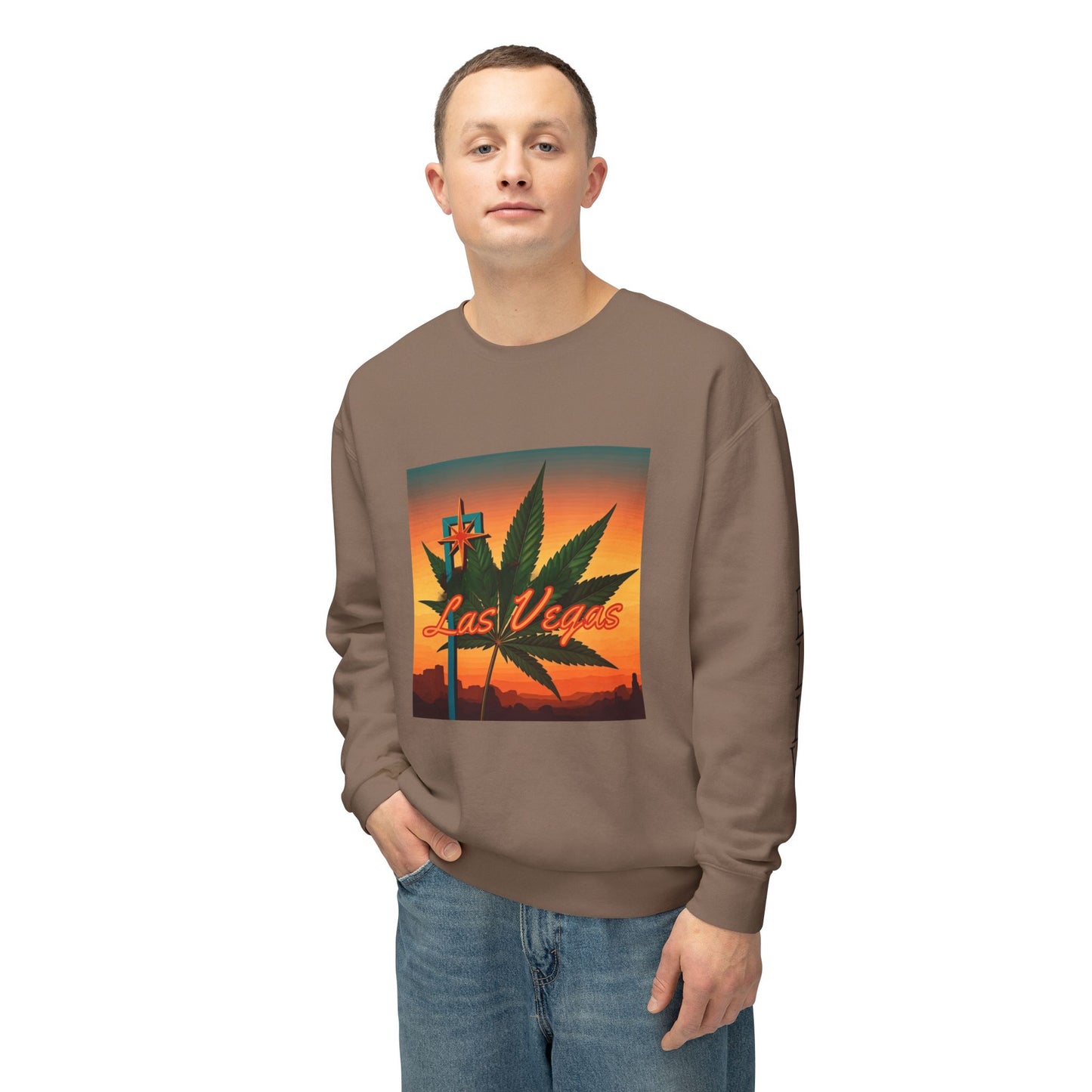 ELLV 420 Sunset ~ Uni Sex Crew Neck Sweat Shirt