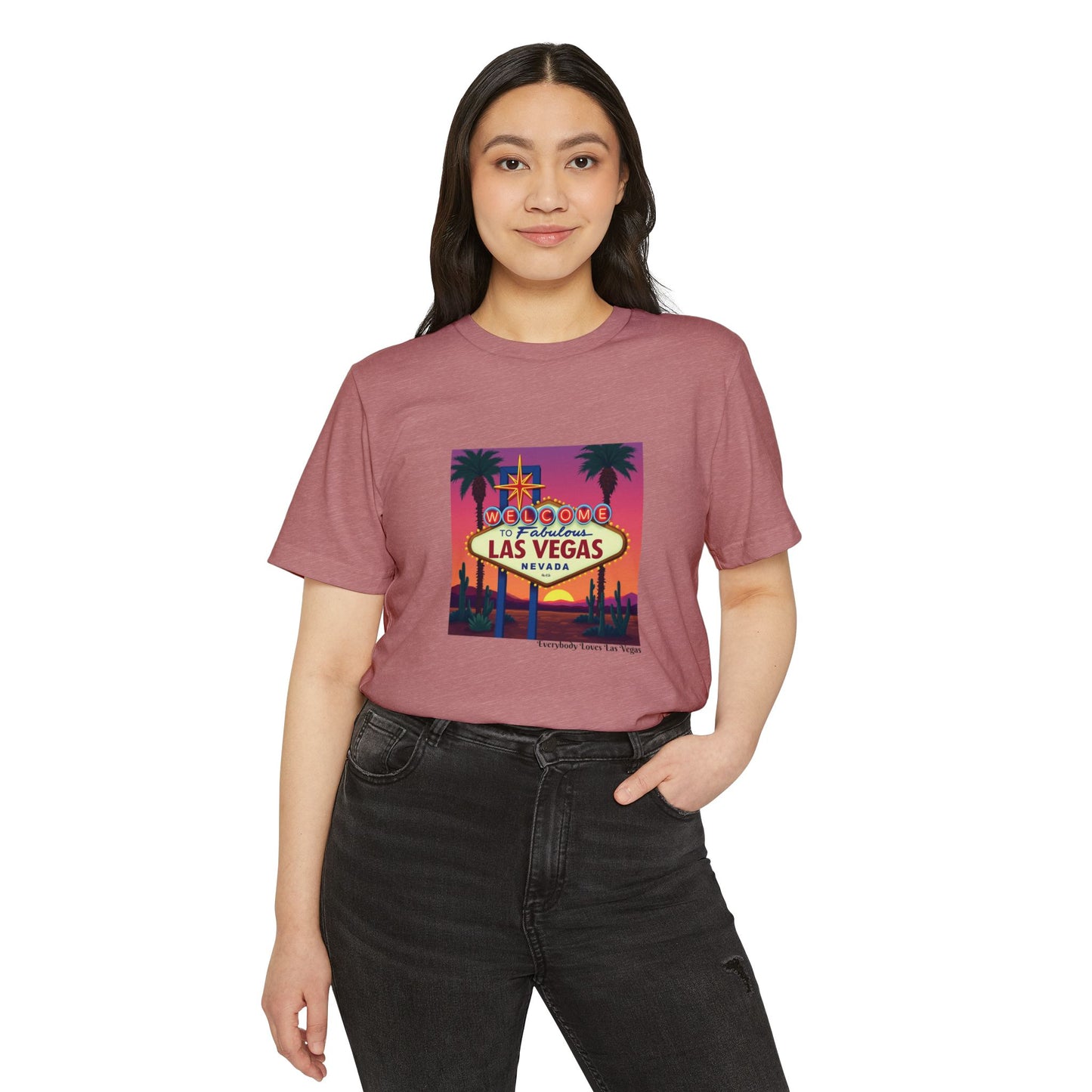 Welcome to Las Vegas Colorful desert Sunset Sign ~ Organic T Shirt