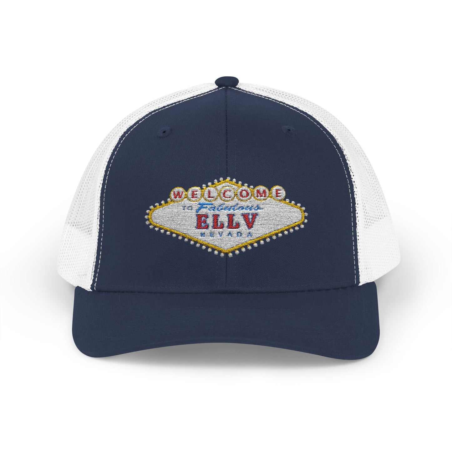 ELLV Las Vegas SIgn Embroidered Snapback Trucker Cap