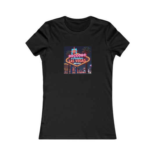 Welcome to Las Vegas Sign Neon ~ Women's Favorite Tee