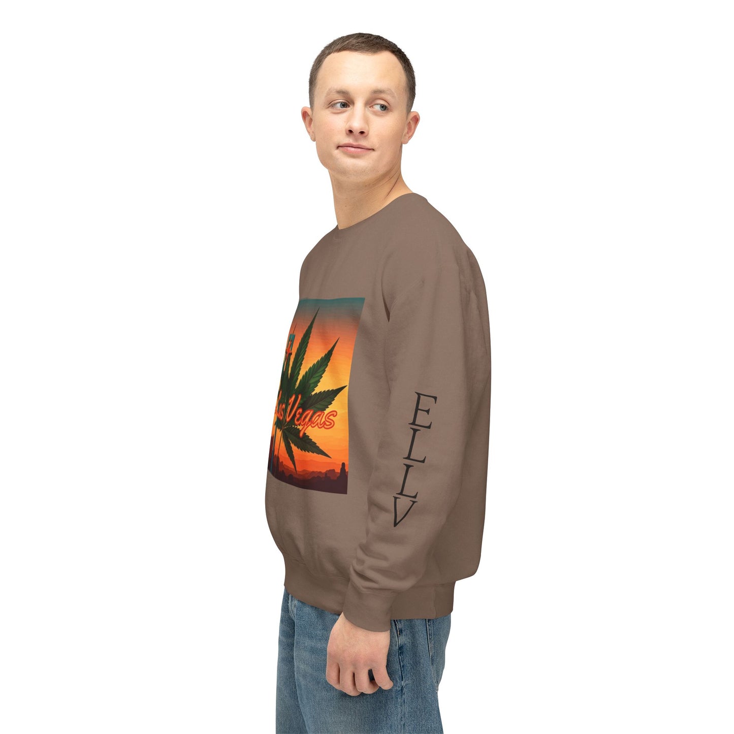 ELLV 420 Sunset ~ Uni Sex Crew Neck Sweat Shirt