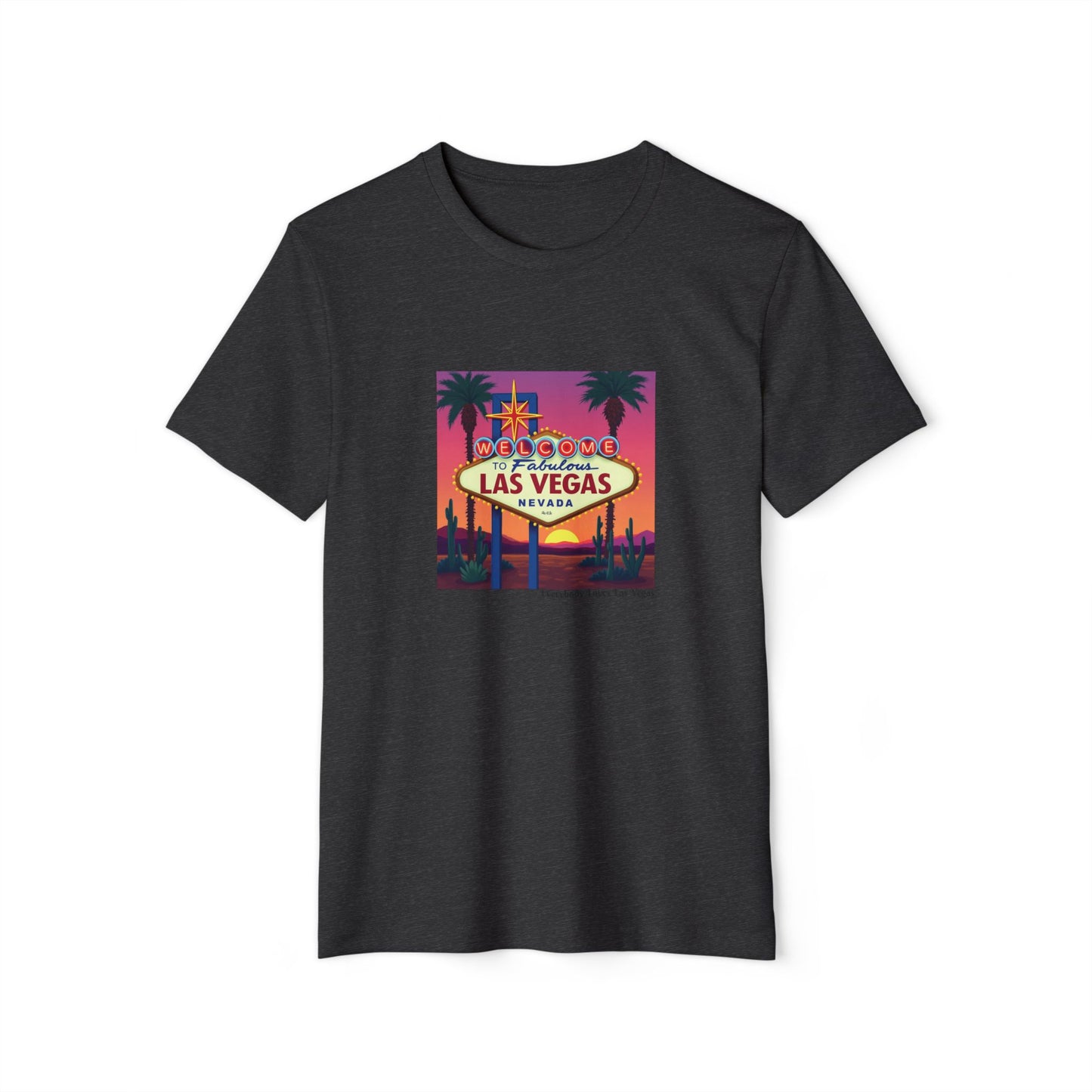 Welcome to Las Vegas Colorful desert Sunset Sign ~ Organic T Shirt