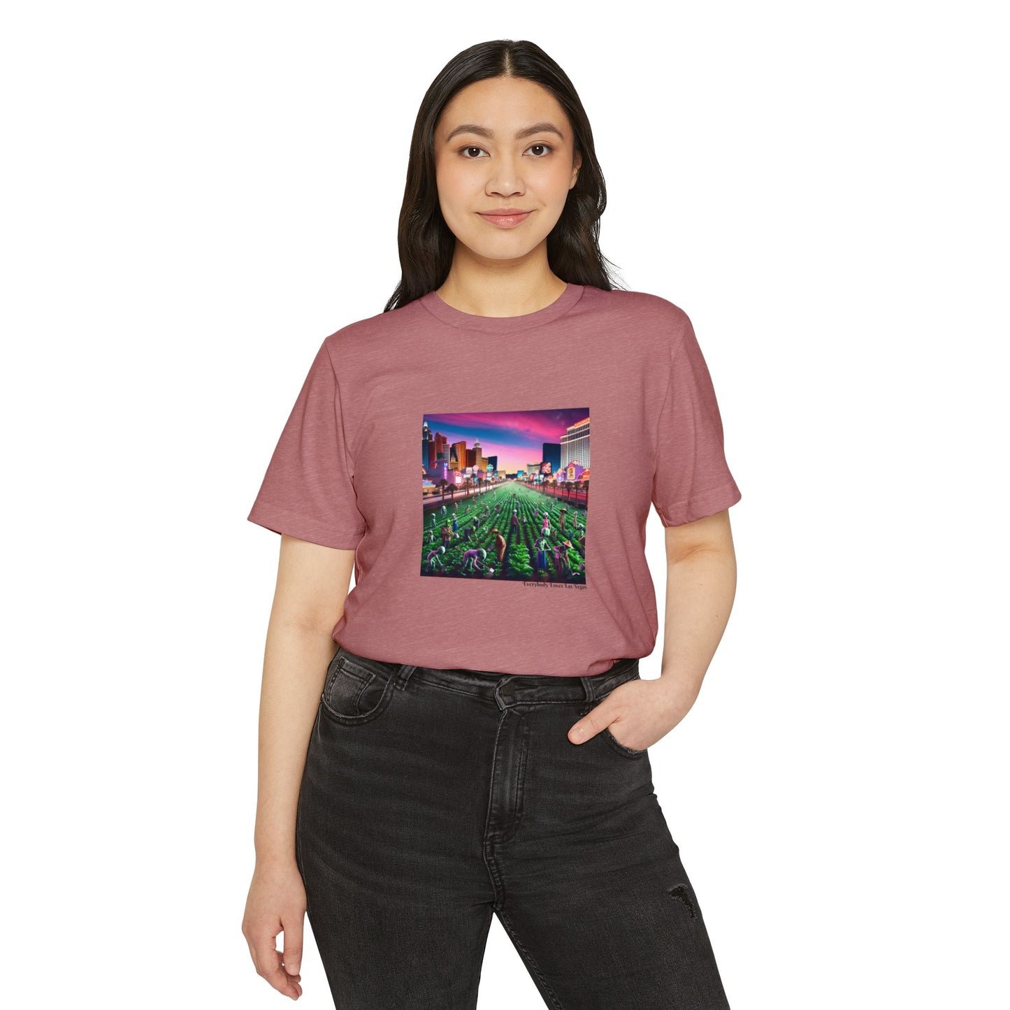 When Aliens take over the Las Vegas Strip to Farm ~ Organic T Shirt