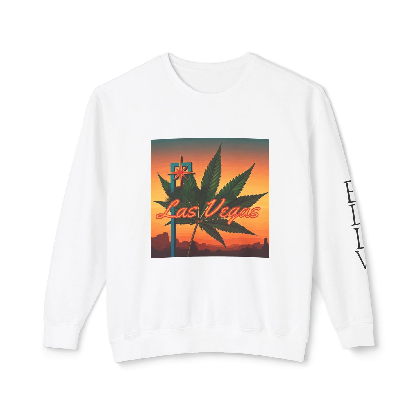 ELLV 420 Sunset ~ Uni Sex Crew Neck Sweat Shirt