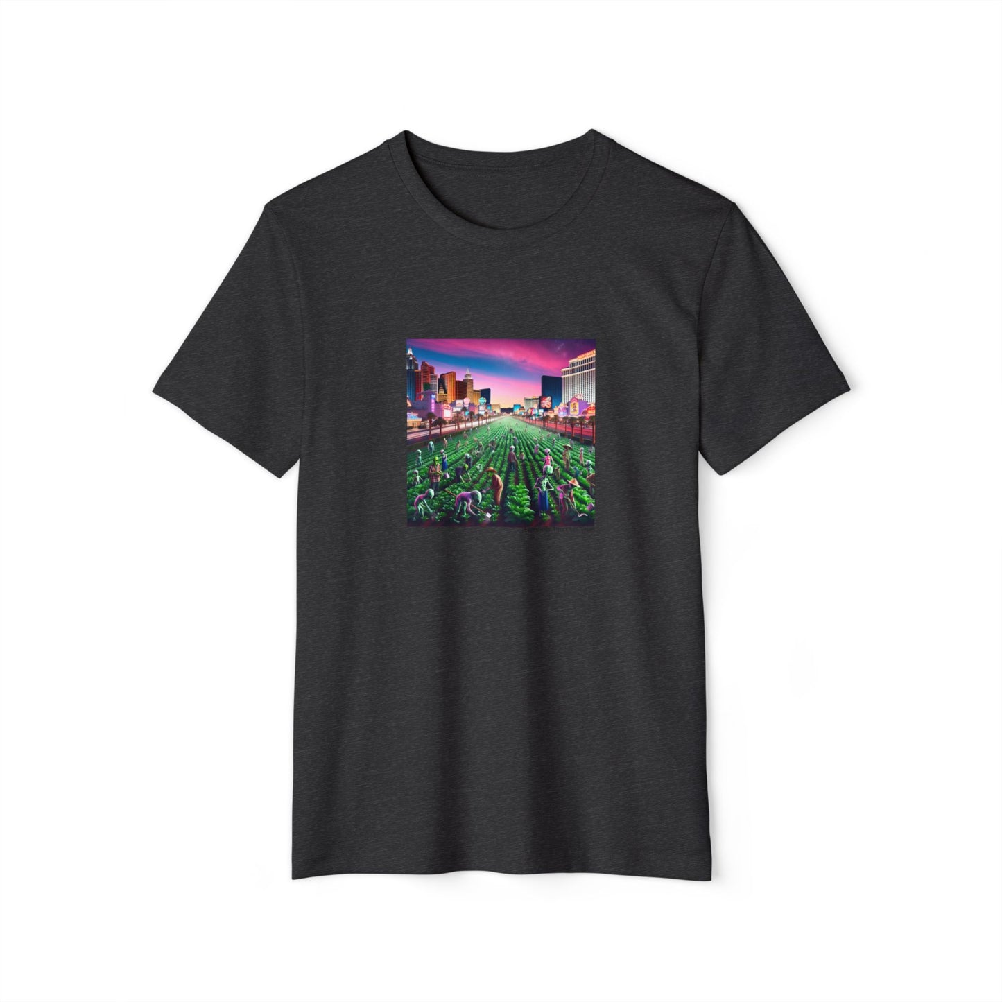 When Aliens take over the Las Vegas Strip to Farm ~ Organic T Shirt