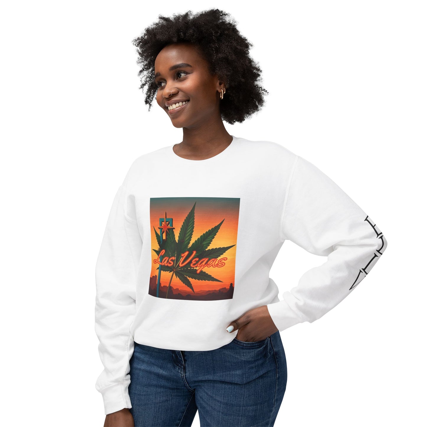 ELLV 420 Sunset ~ Uni Sex Crew Neck Sweat Shirt