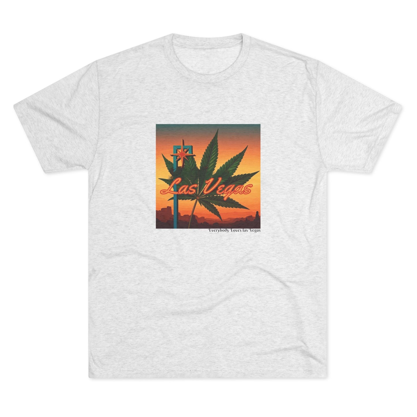 ELLV 420 Sunset Sign ~Uni Sex Tri Blend Soft T