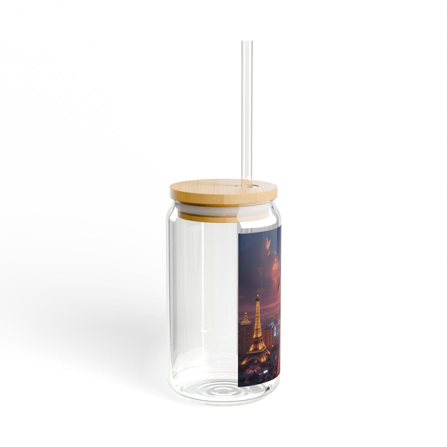 Elvis Loves Las Vegas 16oz Sipper Glass with Bamboo Lid & Straw a MUST HAVE for your next Trip To Vegas!