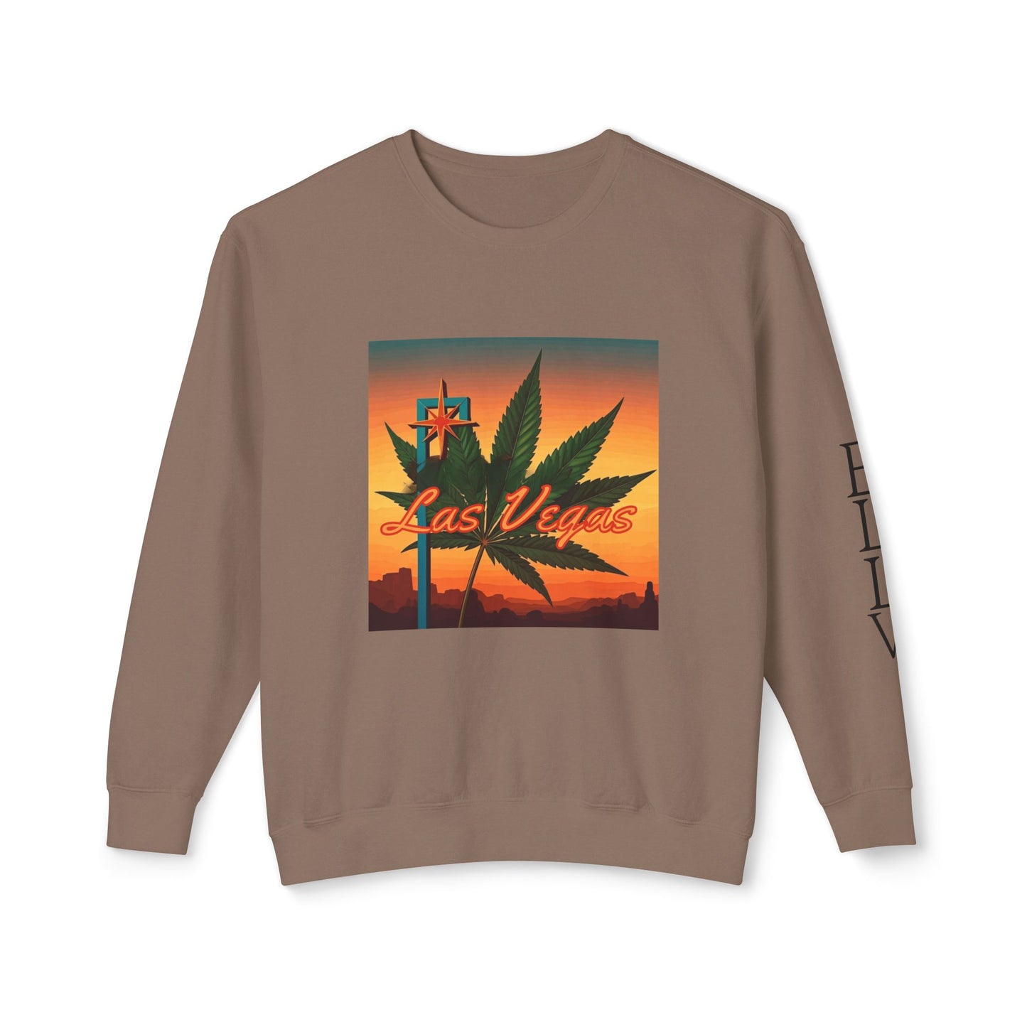 ELLV 420 Sunset ~ Uni Sex Crew Neck Sweat Shirt