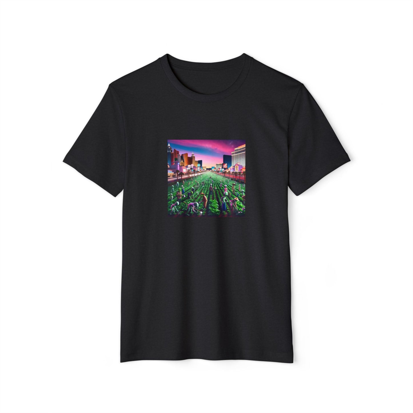 When Aliens take over the Las Vegas Strip to Farm ~ Organic T Shirt