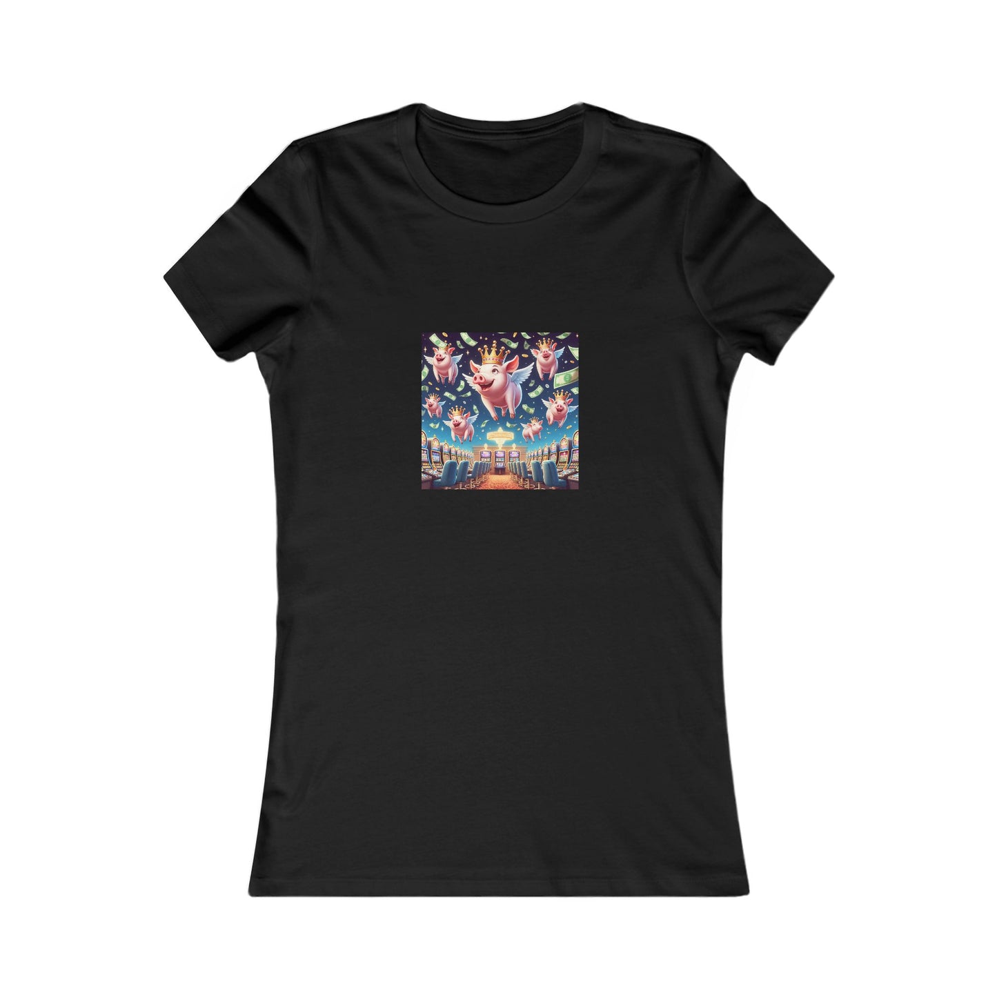 When Pigs Fly in Las Vegas  ~ Women's Favorite Tee