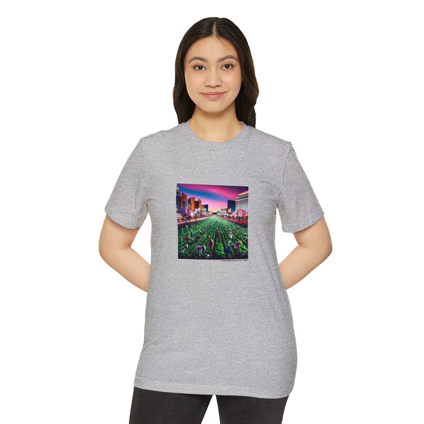 When Aliens take over the Las Vegas Strip to Farm ~ Organic T Shirt