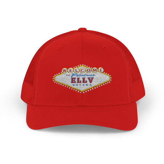 ELLV Las Vegas SIgn Embroidered Snapback Trucker Cap