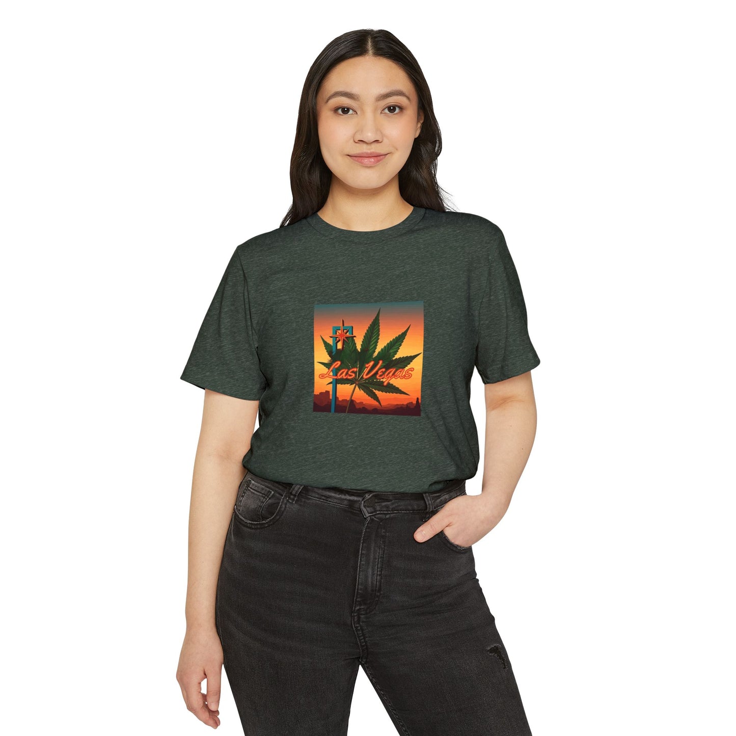 ELLV 420 Sunset Sign ~ Organic Blend Tee Shirt