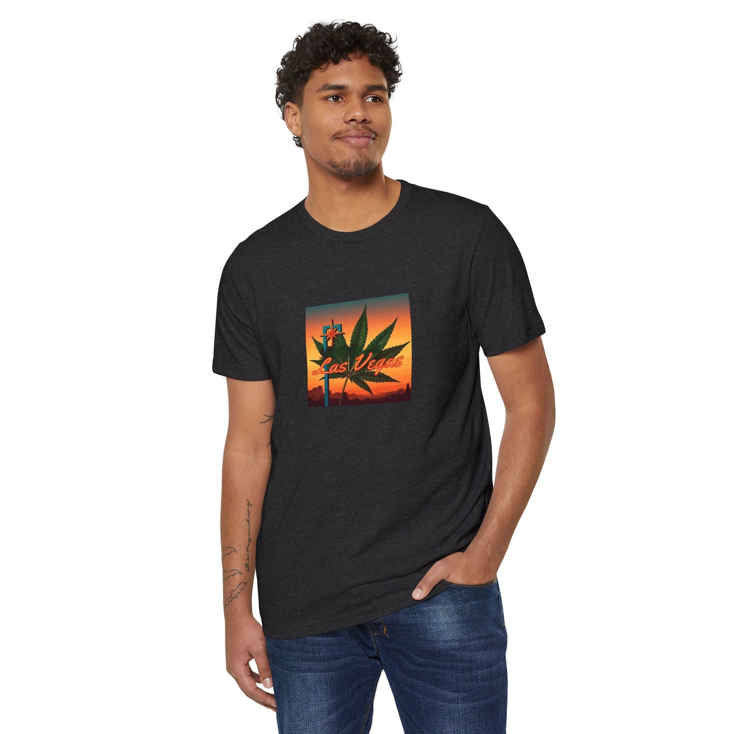 ELLV 420 Sunset Sign ~ Organic Blend Tee Shirt