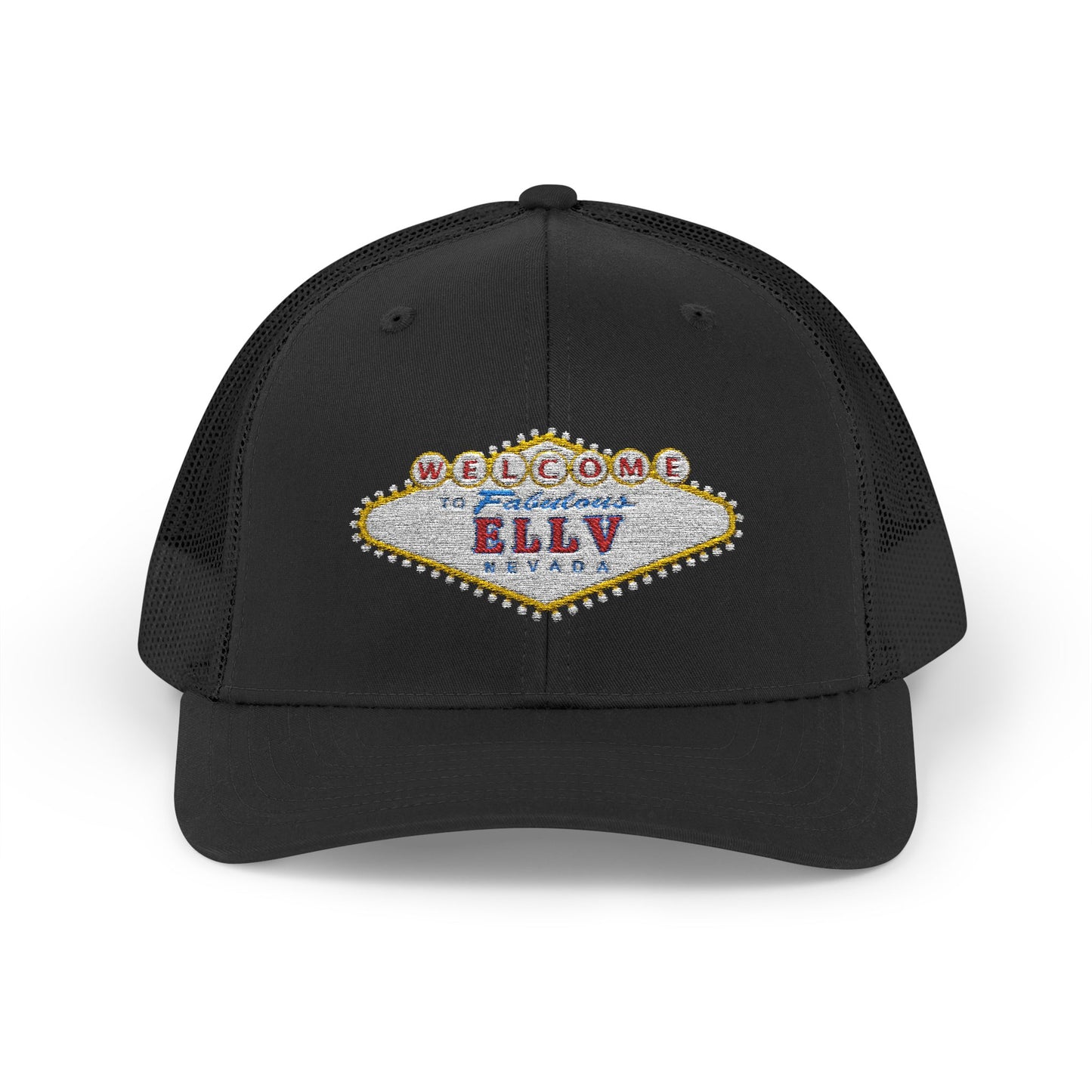 ELLV Las Vegas SIgn Embroidered Snapback Trucker Cap