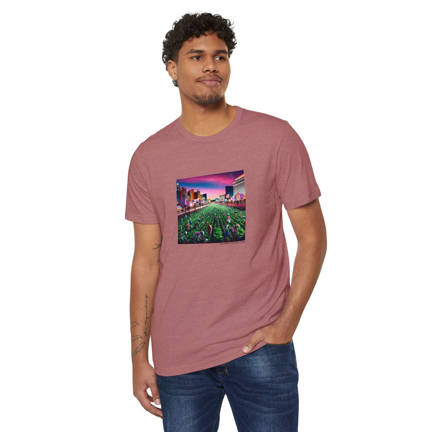 When Aliens take over the Las Vegas Strip to Farm ~ Organic T Shirt