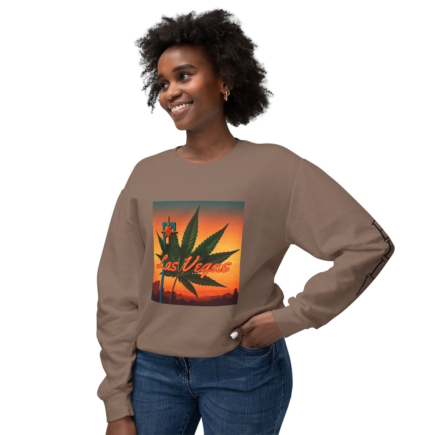 ELLV 420 Sunset ~ Uni Sex Crew Neck Sweat Shirt