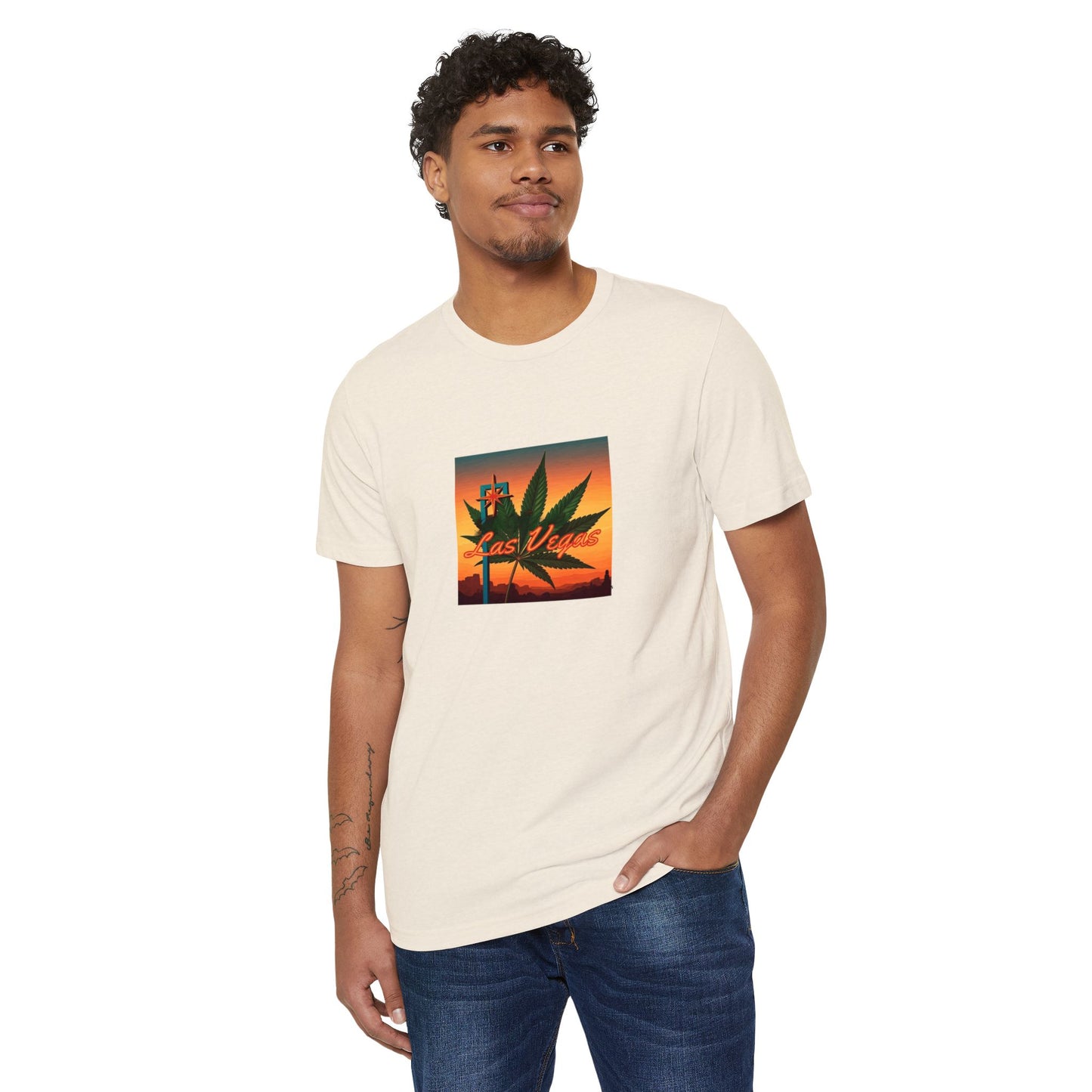 ELLV 420 Sunset Sign ~ Organic Blend Tee Shirt