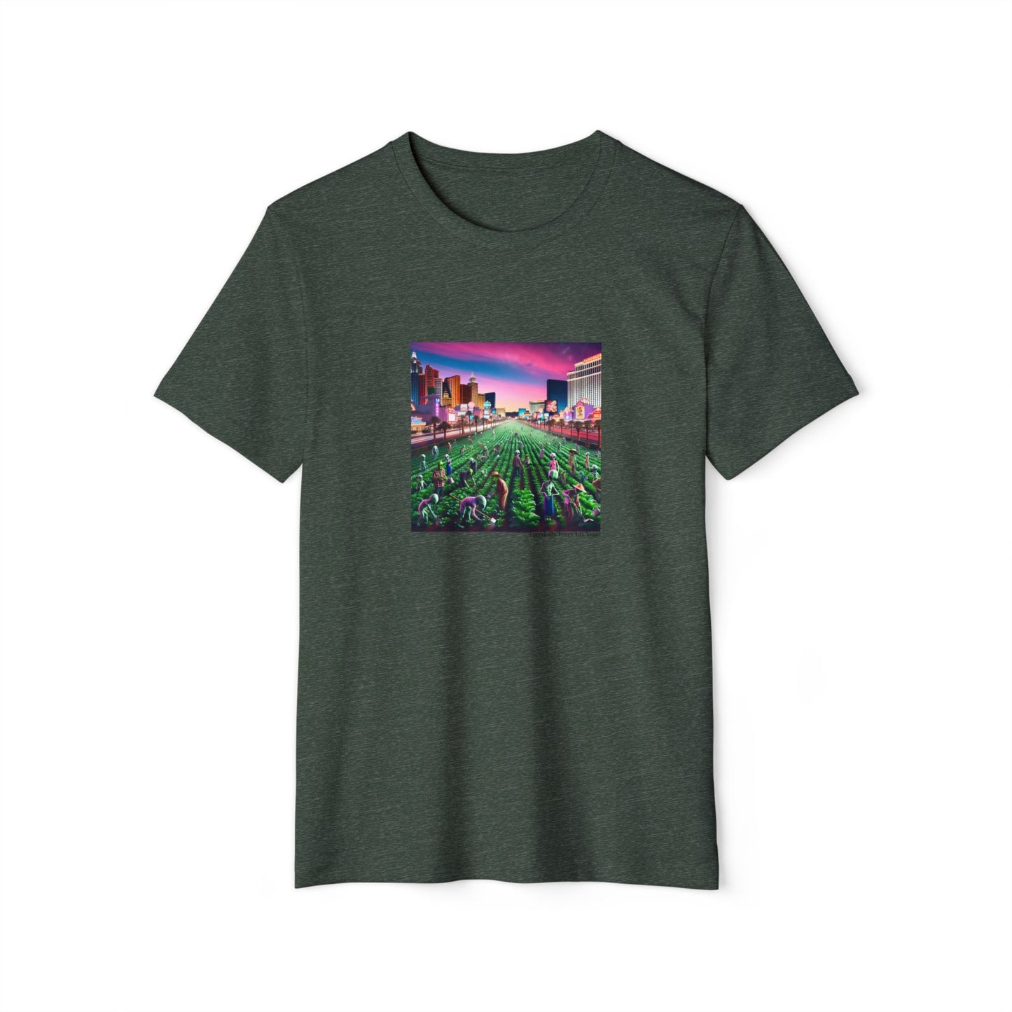 When Aliens take over the Las Vegas Strip to Farm ~ Organic T Shirt