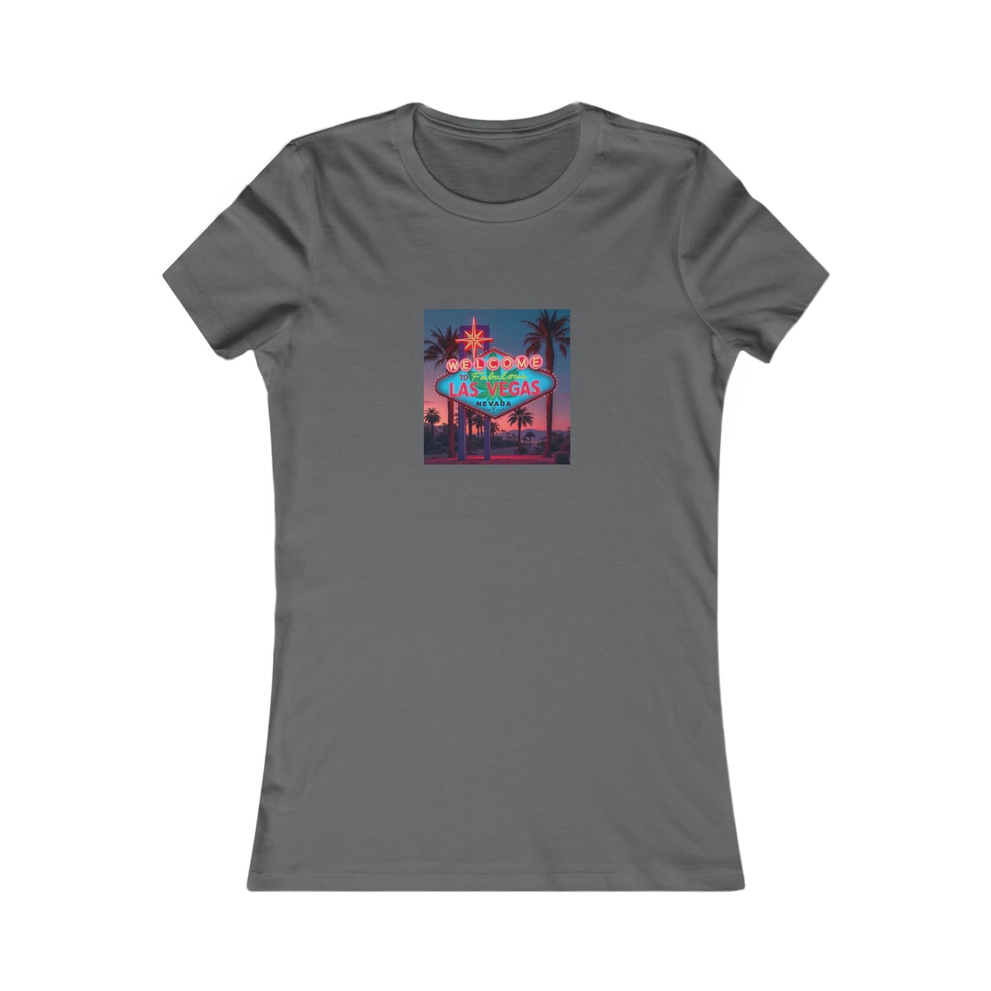 ELLV 420 Neon Las Vegas Sign ~ Women's Favorite Tee