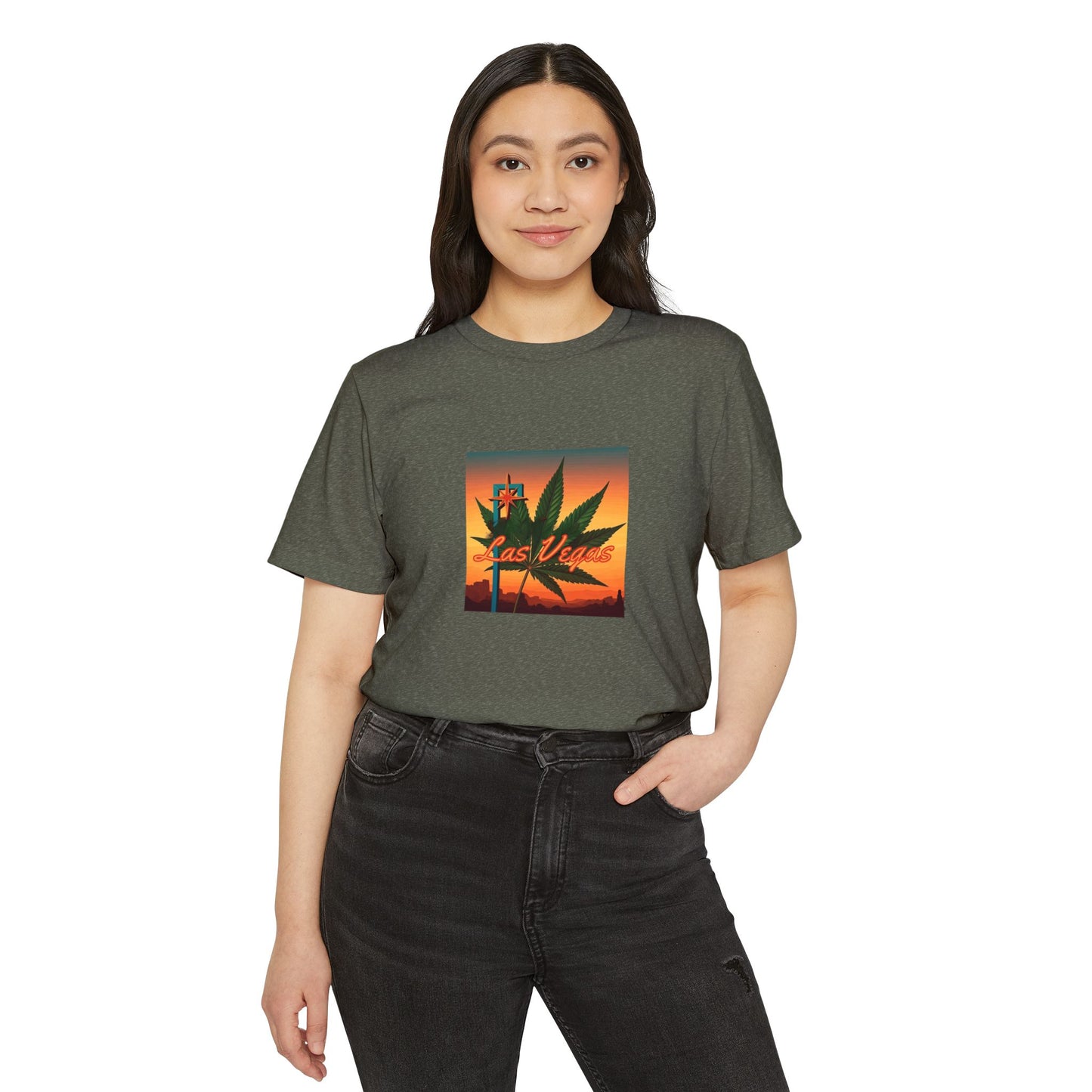 ELLV 420 Sunset Sign ~ Organic Blend Tee Shirt