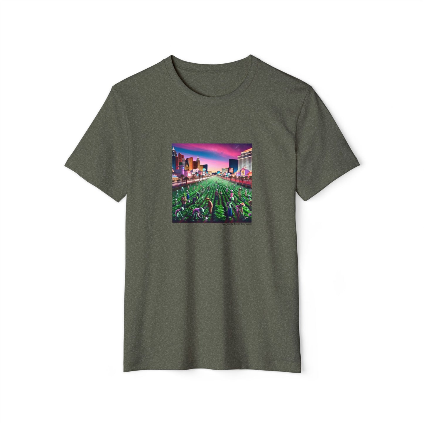 When Aliens take over the Las Vegas Strip to Farm ~ Organic T Shirt