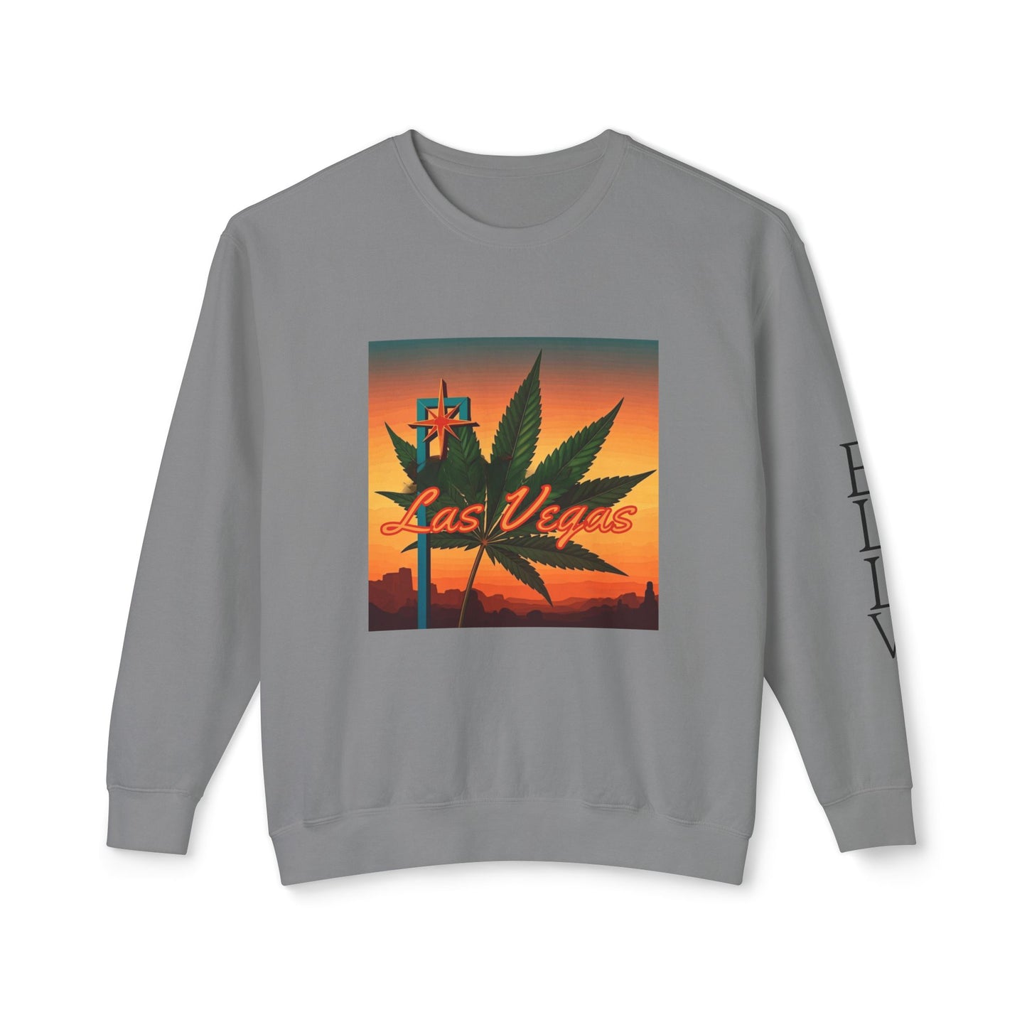 ELLV 420 Sunset ~ Uni Sex Crew Neck Sweat Shirt