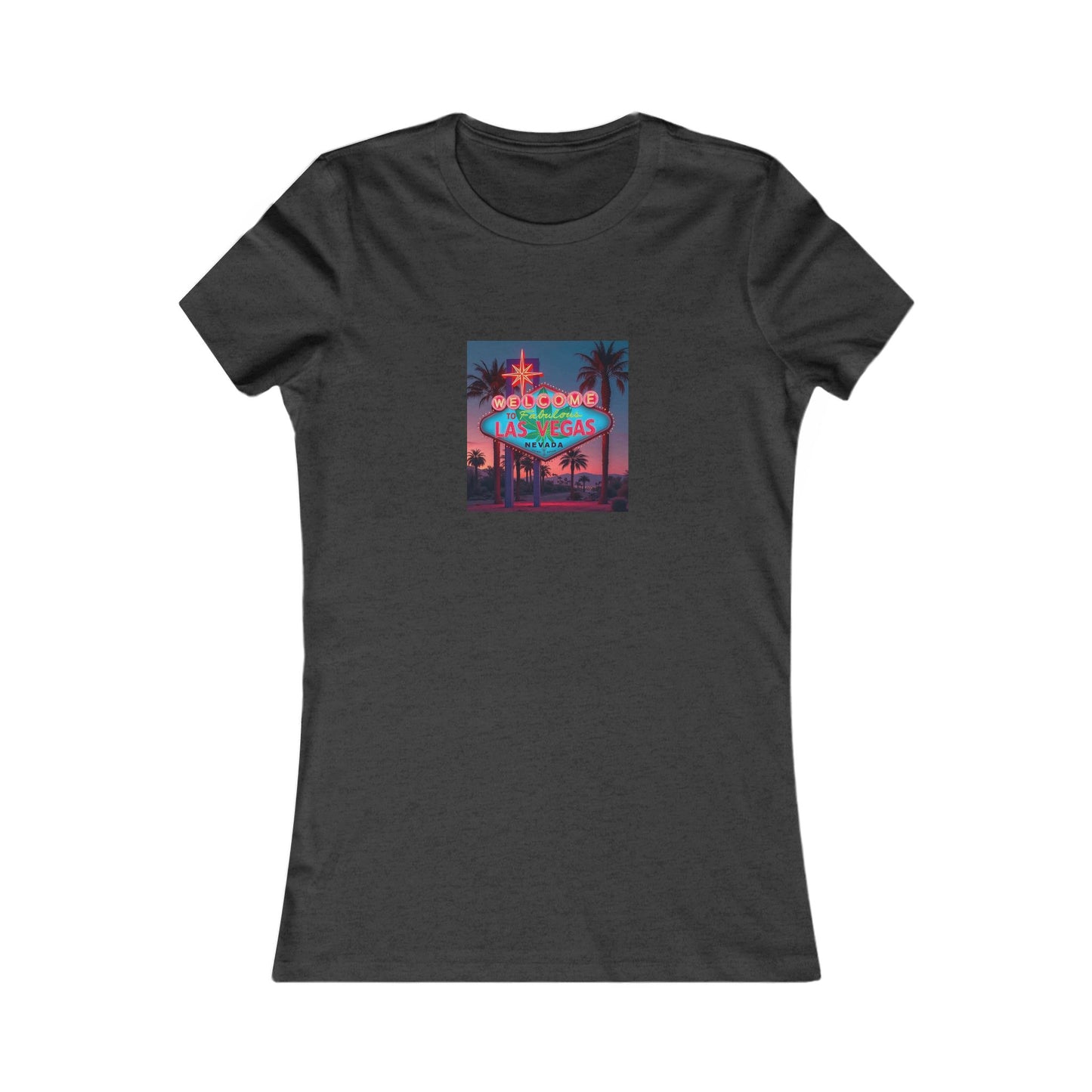 ELLV 420 Neon Las Vegas Sign ~ Women's Favorite Tee