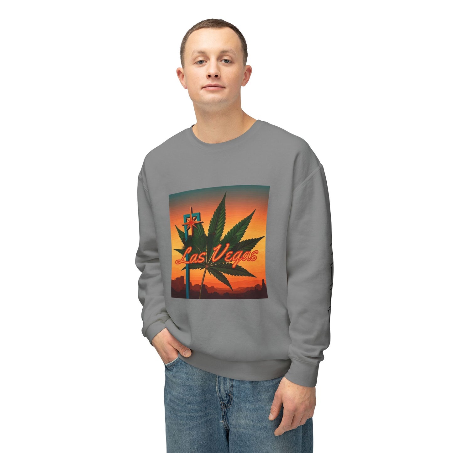 ELLV 420 Sunset ~ Uni Sex Crew Neck Sweat Shirt