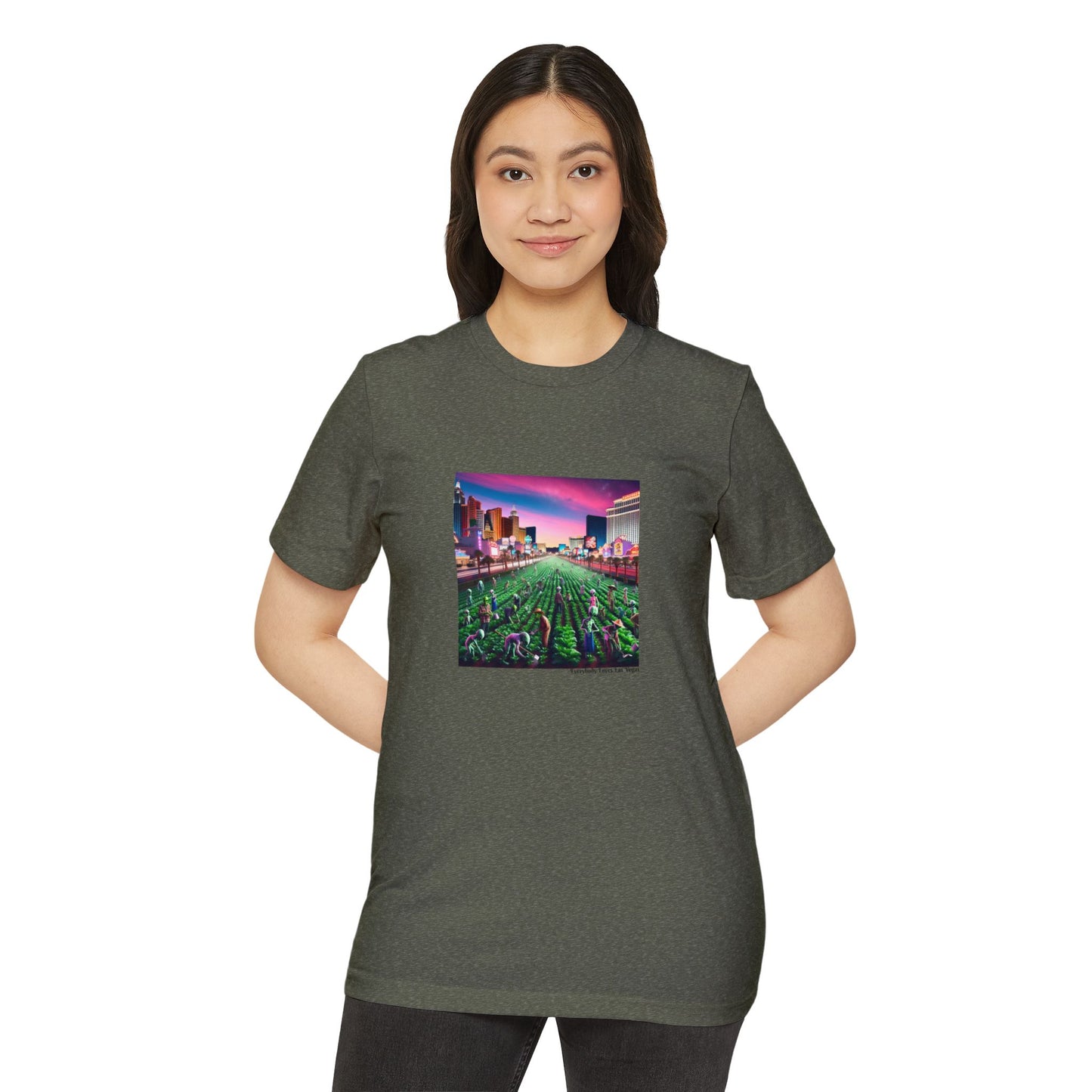 When Aliens take over the Las Vegas Strip to Farm ~ Organic T Shirt